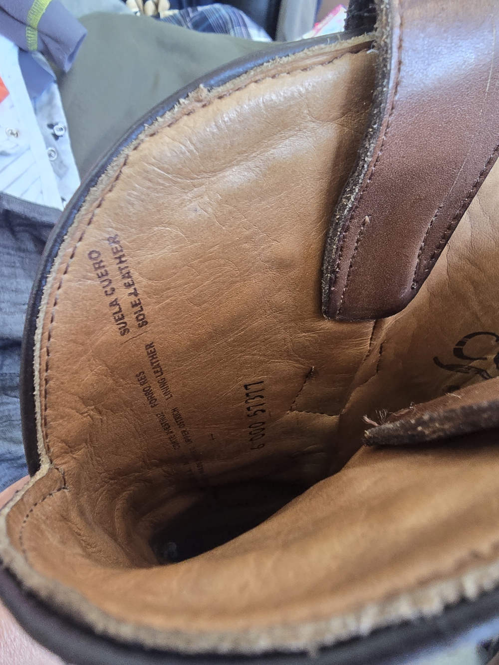 Cuadra Men's Two-Tone Brown Western Cowboy Boots - Picture 4 of 16